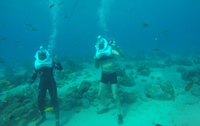 sea trek underwater walking tour curacao